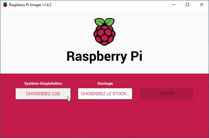 RPi Imager - Choix de l'OS